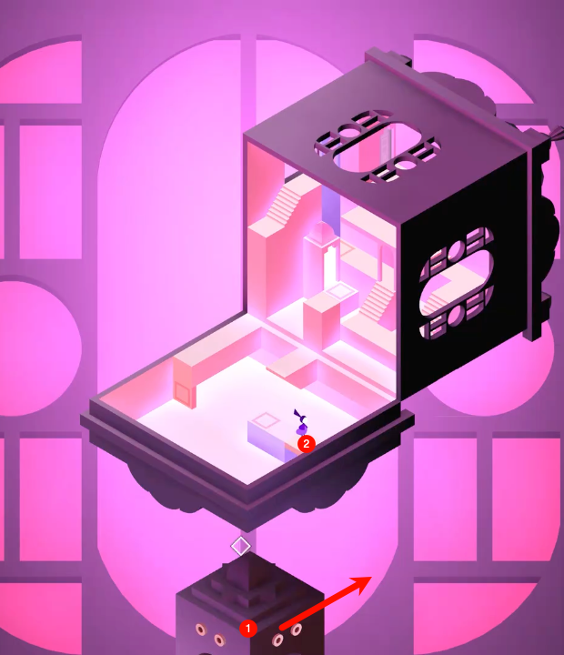 Water-filled chamber with floating platforms and a valve mechanism