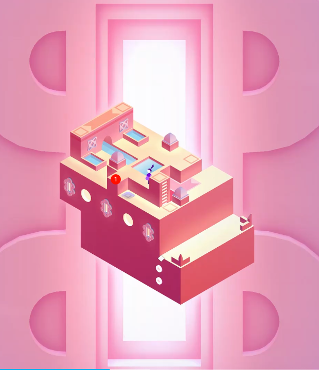 Hidden passage revealed through perspective shift