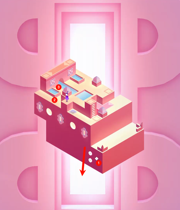 Vertical section with roots forming ladder-like structures