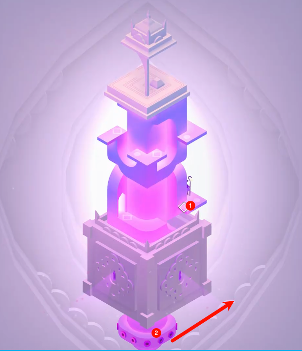 Panoramic view of the garden with the root system visible below