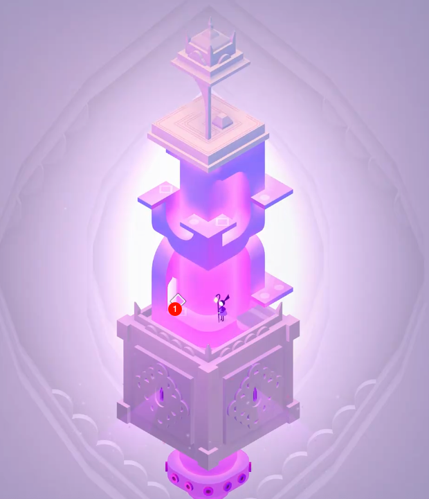 Final totem glowing with energy channeled from the root system